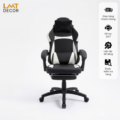 Ghế Gaming LMT Decor – Đỉnh Cao Tiện Nghi, Bảo Vệ Sức Khỏe Game Thủ