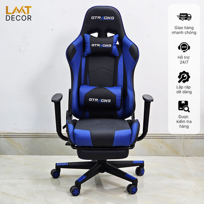 Ghế Gaming Cao Cấp SRASER - GTRACING – Đẳng Cấp Ngả Lưng 180° & Gác Chân Thông Minh
