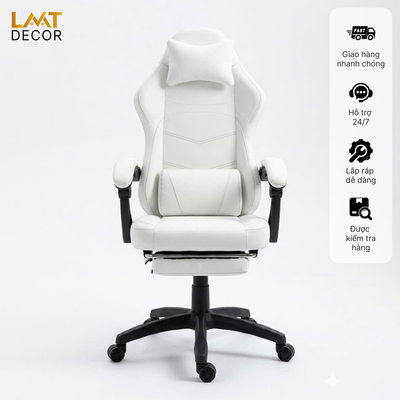 Ghế Gaming LMT Decor – Đỉnh Cao Tiện Nghi, Bảo Vệ Sức Khỏe Game Thủ