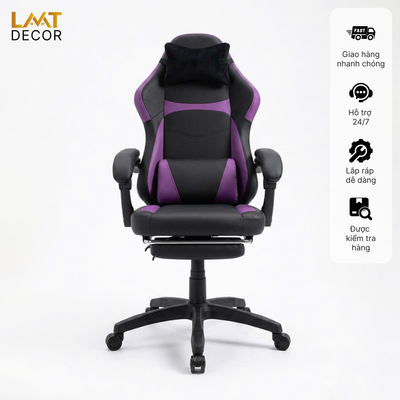 Ghế Gaming LMT Decor – Đỉnh Cao Tiện Nghi, Bảo Vệ Sức Khỏe Game Thủ