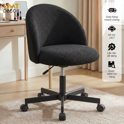 Ghế Teddy LMT Decor – Mảnh Ghép Hoàn Hảo Cho Góc Làm Việc "Chill" Đúng Chất Hàn Quốc