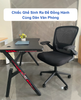 Ghế văn phòng lưng lưới tay lật | GVP01BL | LMT Decor
