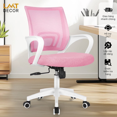 Ghế Văn Phòng Lưng Lưới Cao Cấp – Giải Pháp Làm Việc Thoáng Mát & Êm Ái