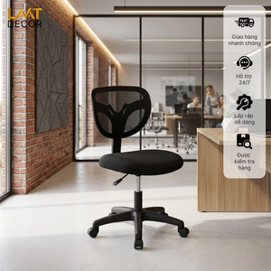 Ghế Văn Phòng Lưng Lưới LMT Decor – Giải Pháp Công Thái Học Cho Người Làm Việc Chuyên Nghiệp
